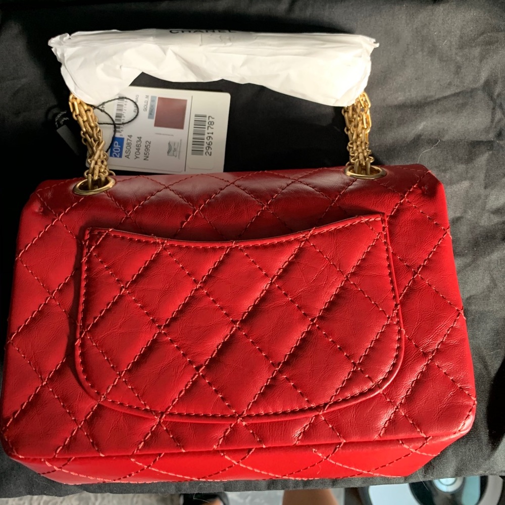 NWT Chanel Red Mini Reissue - Picture 3 of 8